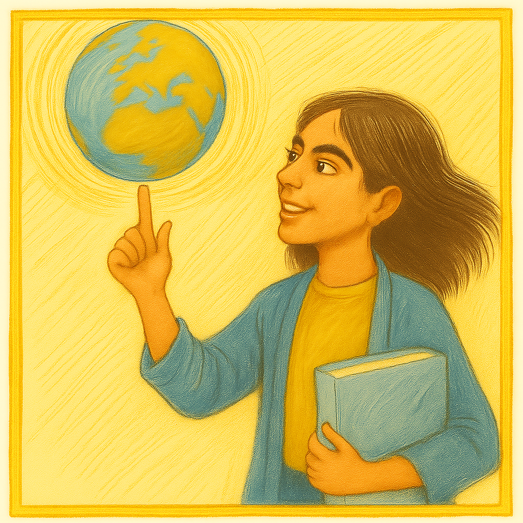 earth spinning