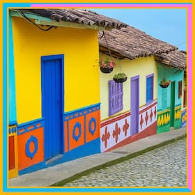 typical Colombian town