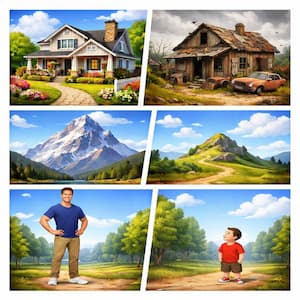 comparative pictures