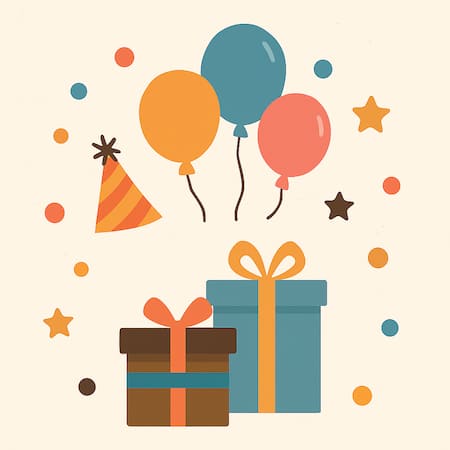 celebrating a birthday