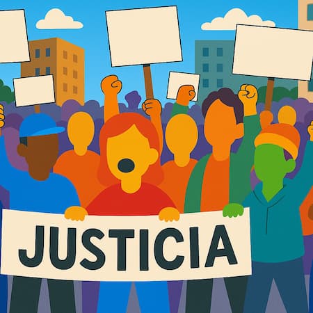 people protesting
