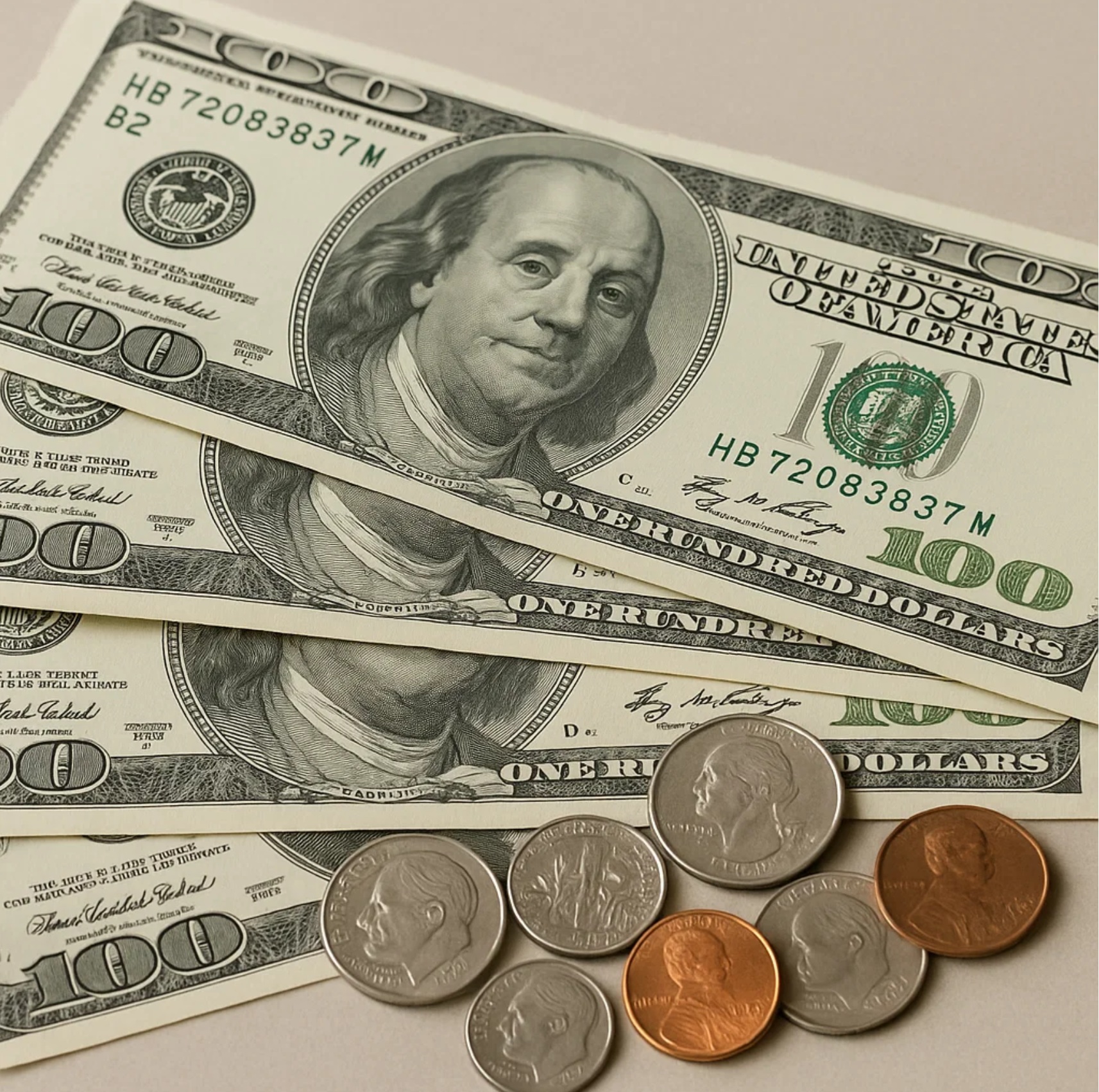 notes and coins