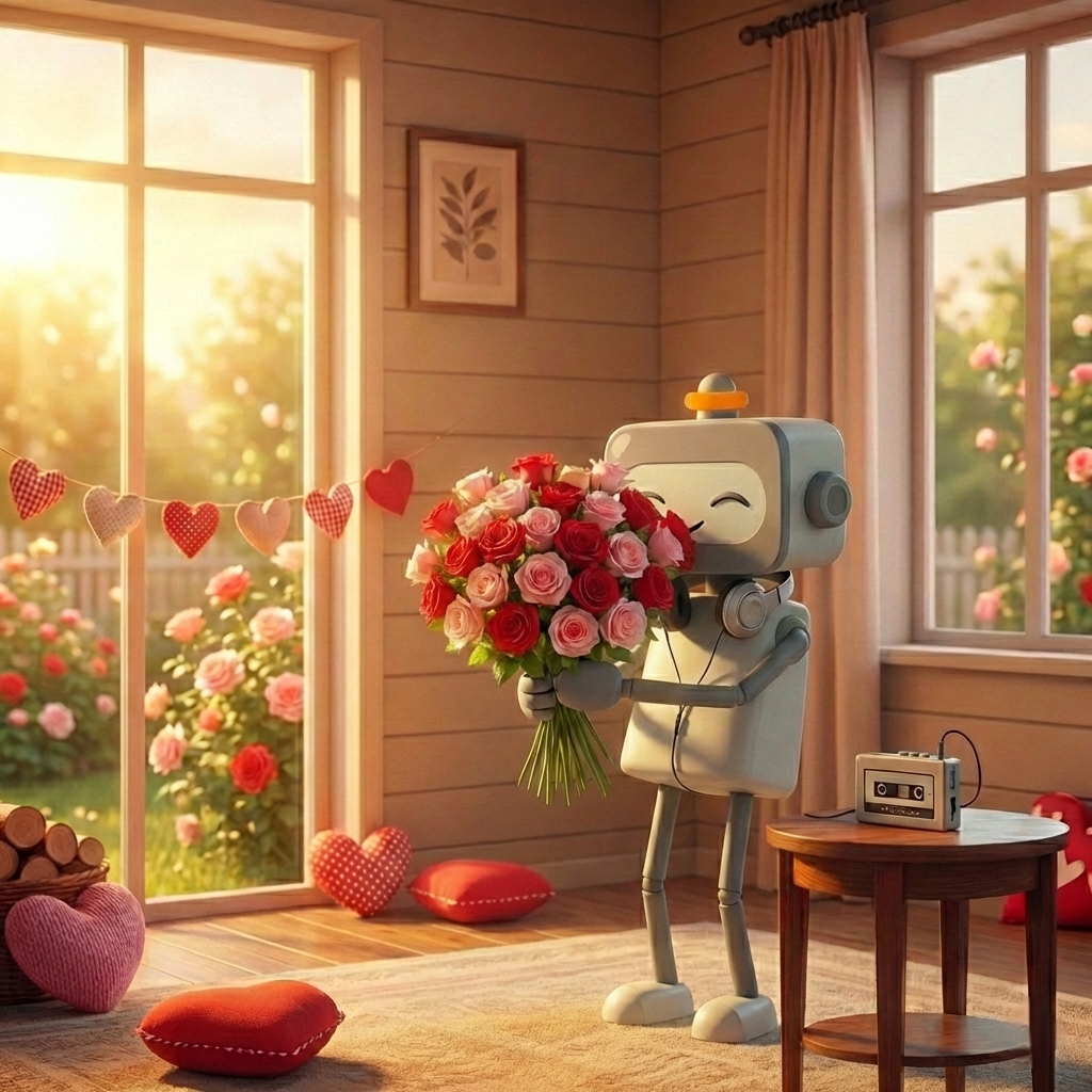 KwizBot being romantic