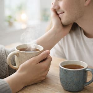 someone showing love to a person