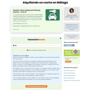 Ejercicio de comprensión